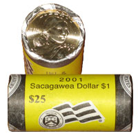 2001 Sacagawea Roll