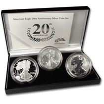2006 20th Anniversary Silver Eagle Set